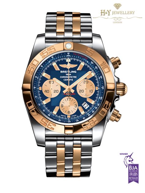 breitling two tone|breitling two tone chronomat.